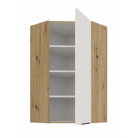 Szafka narożna górna 60 cm AURO WH/AR 60x60 GN-108 1F 45 antyfinger